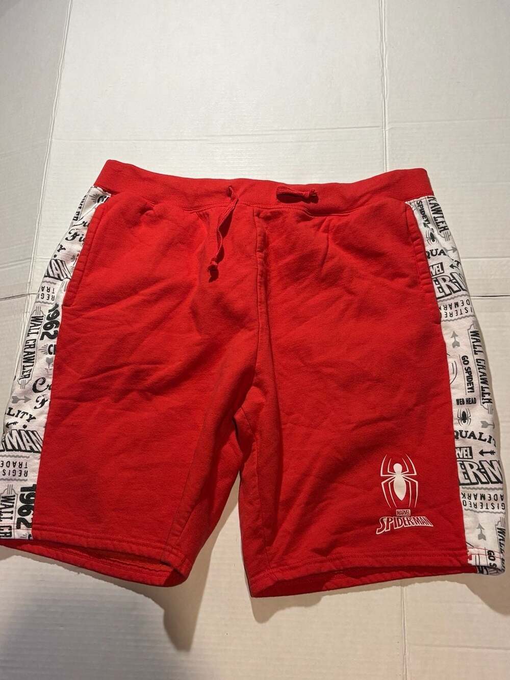 Marvel Spider-Man Wall Crawler Graphic Sweat Shorts 2XL